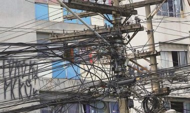 Câmara aprova PL para retirada de excesso de fios nos postes