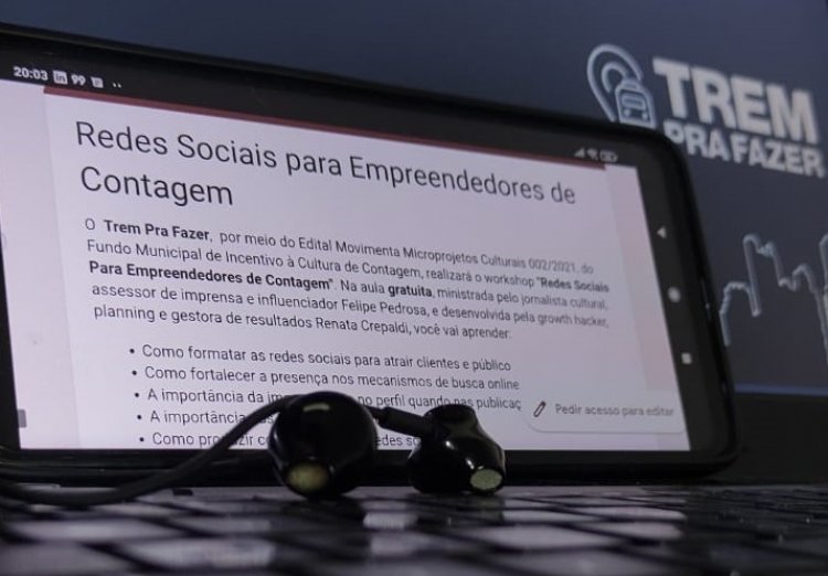 Workshop sobre “Redes sociais para empreendedores de Contagem” está com inscrições abertas