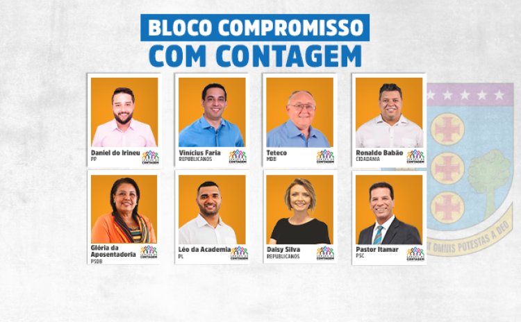 Bloco parlamentar “Compromisso com Contagem” anuncia nova composição