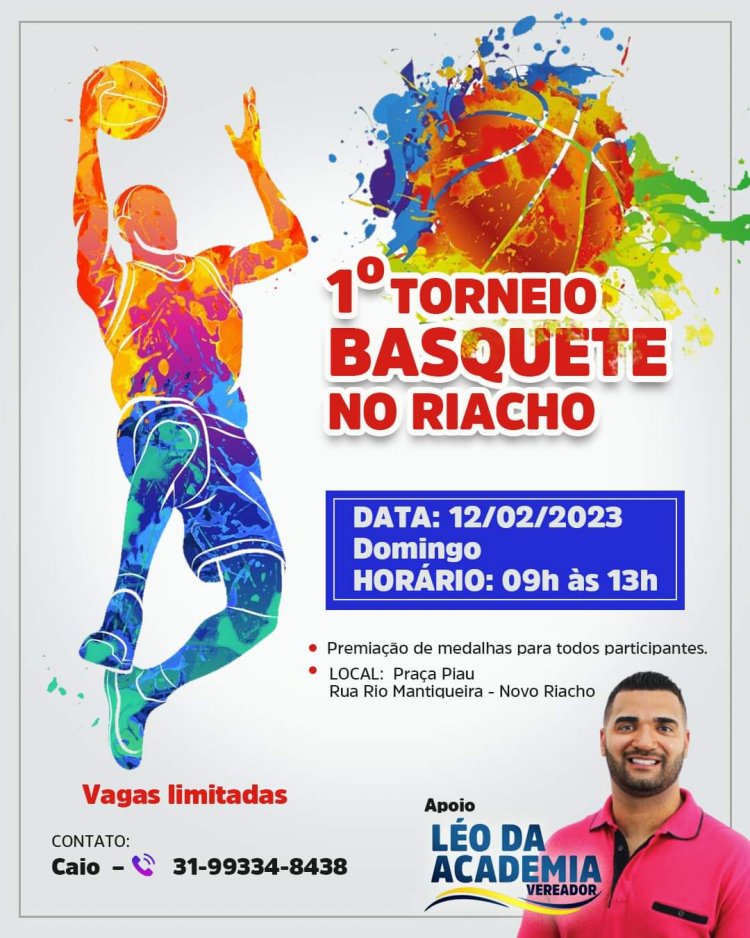 Primeiro torneio de basquete no Riacho