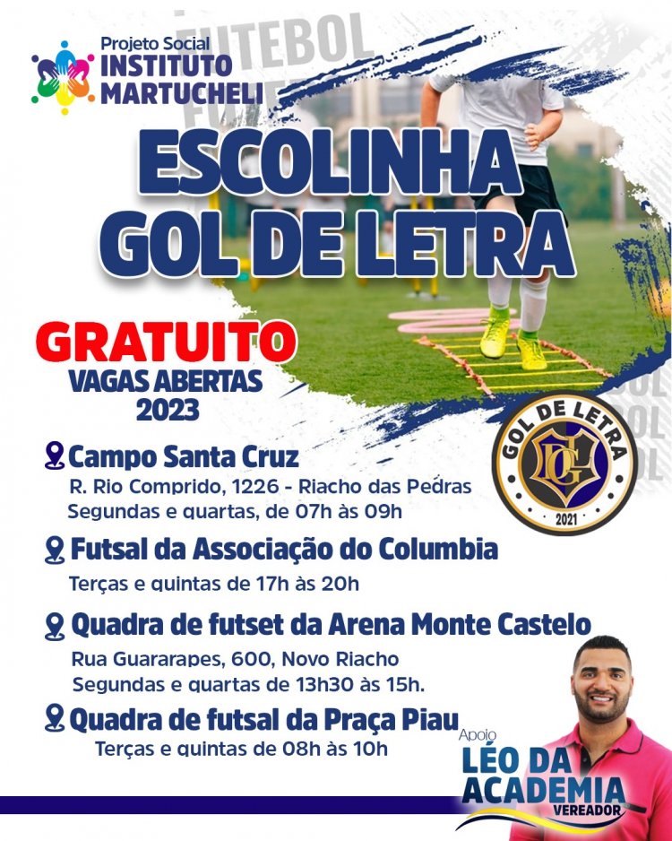 Escolinha Gol de letra em Contagem