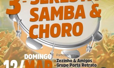 3º FESTIVAL DE SERESTA, SAMBA E CHORO.