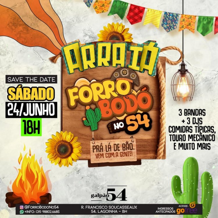 Projeto Forrobodó no Galpão 54 apresenta:  “Arraiá no Forrobodó”