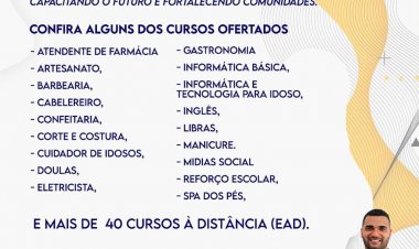 Centro de Formação Profissional Gratuito no Novo Riacho