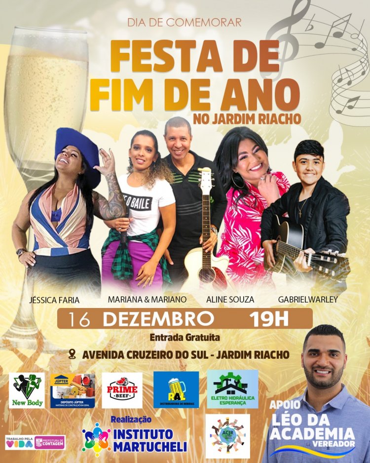 A maior festa de final de ano no riacho em Contagem