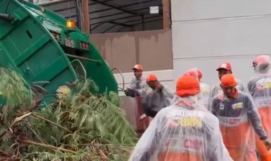 Prefeitura continua o monitoramento de áreas afetadas pelas chuvas no bairro Novo Progresso