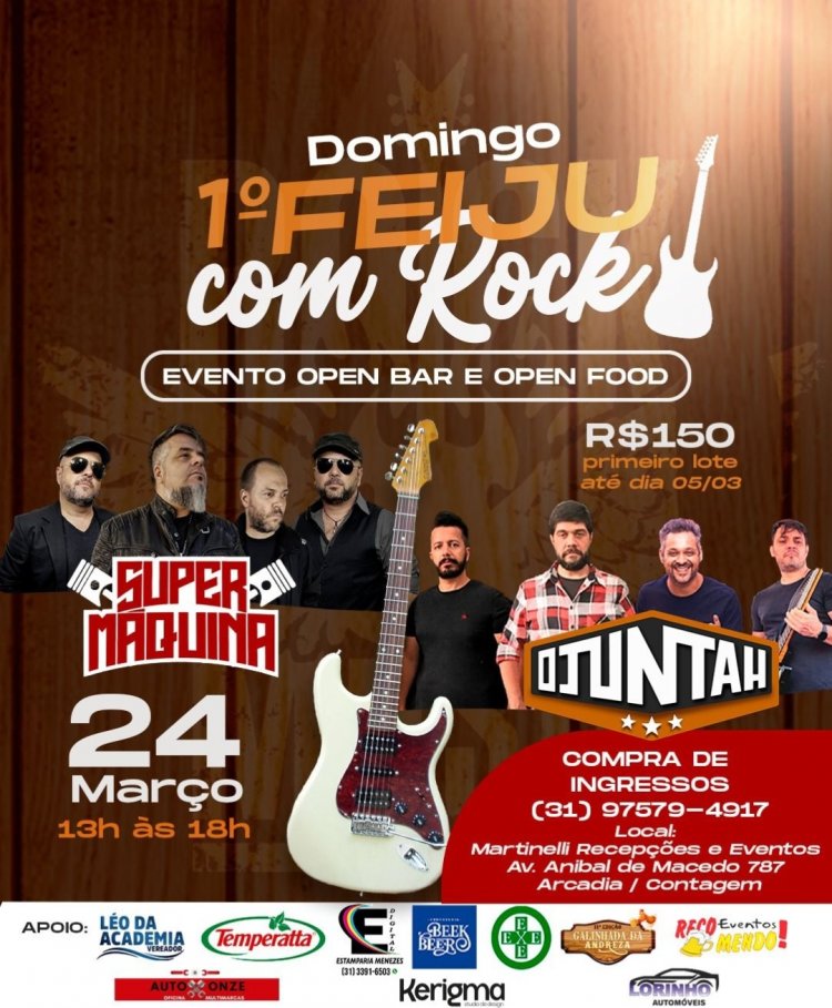 Primeira edição da FeijuRock em Contagem MG