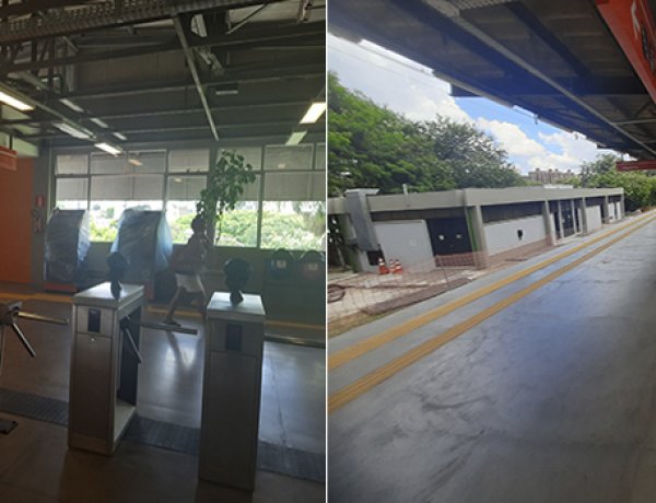 Reforma e modernização de dez estações da Linha 1 do metrô da Região Metropolitana de Belo Horizonte estão na reta final